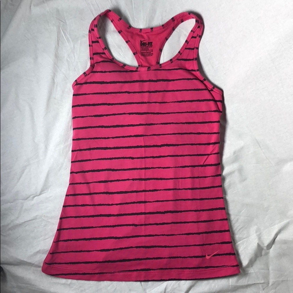 Nike Striped athletic tank